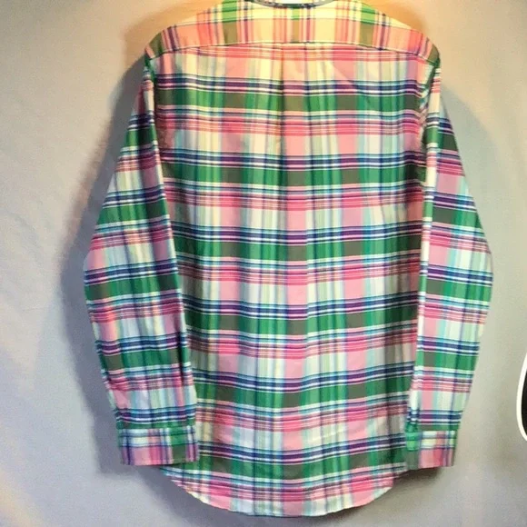 Ralph Lauren woven cotton long sleeve button down shirt (Classic Medium) - Picture 6 of 9